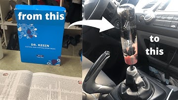 I Turned Epoxy Into This!?(How to Make a Gear shift knob)