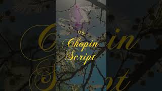 Favourite script fonts✨