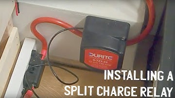 Installing A Split Charge Relay - Part 13 - How To Build/Convert A Camper Van
