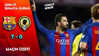 Barcelona 7-0 Hercules | 2016-17 Kral Kupası - ARDA TURAN ŞOV! Türkçe Spiker