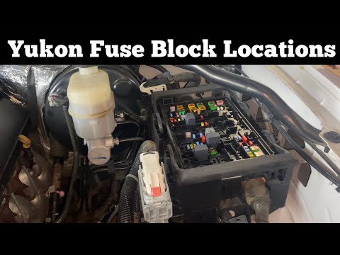 2015 - 2020 GMC Yukon Fuse Block Location - Multiple Panel Locations | Remove, Replace, Change Fuses