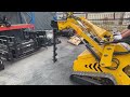 used skid steer loader 500kg 600kg diesel mini skid steer agricultural stand on skid steer machine
