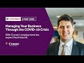 Managing Through COVID-19 Crisis | With Associate Director, Paul Holcroft - 6th May 2020
