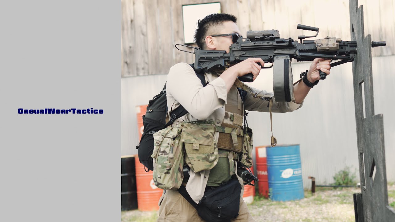 Casual Wear Tactics/ Tactical Shooting Course for airsoft oncealed carry,私服×ミリタリーギアの装備でサバゲや撮影を楽しむ交流会