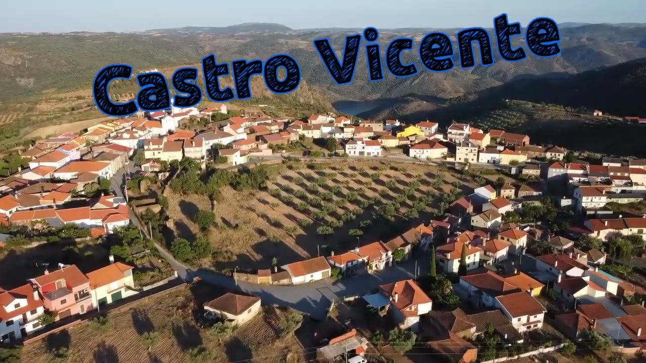 imagem aéreas freguesias, Porrais, Vilar Seco e Castro Vicente.
