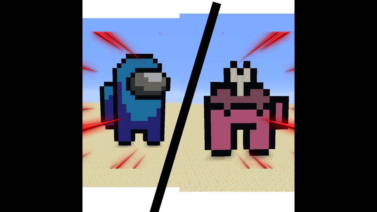 Tuto Pixel Art Among us Perso/ Corps Mort Among us - YouTube