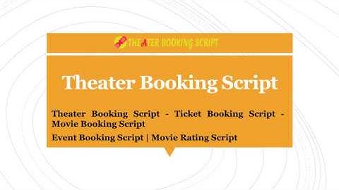 Renewed Theater Booking Script | Responsive Ticket Booking Script | Movie Booking Script