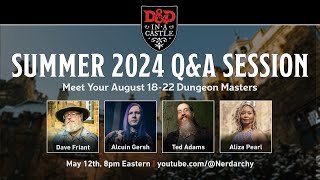 D&D in a Castle Q&A Stream (U.S. Castle)