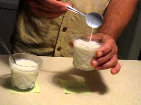 Colloidal Silver Milk Test