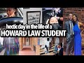 Day in the life of a law student (morning workout, hair appointment, classes, cold calls, gala)