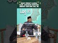 ONAD DIBUAT KAGUM OLEH JAWABAN QURAISH SHIHAB TENTANG HAL INI - HABIB JAFAR BORIS LOGIN