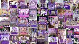 Princess Sofia decorations💕😍/beautiful Sofia themes /purple decoration/balloons & flowers decoration