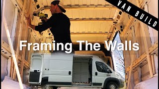 DIY Van Conversion | Framing The Walls