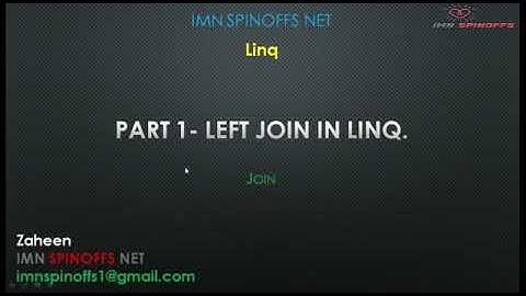 Left Join in Linq || Left Join in Linq in C# || Lefft joine in linq in mvc || left join in linq
