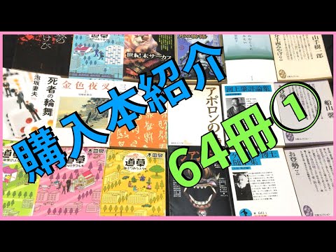 【購入】購入本紹介"夏•最後の暴走"篇64冊①、小川国夫、夏目漱石、須賀敦子、ケーベル博士、船山馨、異形コレクションなど【純文学・オススメ小説紹介】