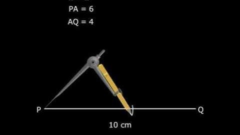Dividing a Line Segment in Given Ratio - Class 10 Maths - Constructions Tutorials & Solutions