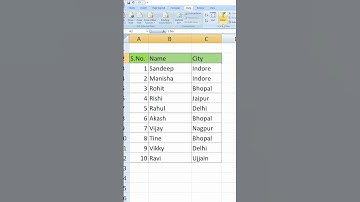 Excel Me Filter Kaise Lagayein | Ctrl + Shift + L Shortcut #excelshorts #excelshortcut #excel