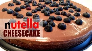 ✿ NUTELLA CHEESECAKE Recipe | NO BAKE | It&#39;s Time to Cook!