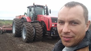 Всё идёт как надо!Беларус 3522 с сеялкой Kvenerland 6000