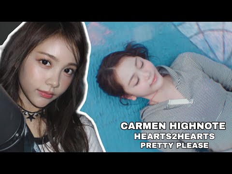 Youtubers React to CARMEN HIGHNOTE || Hearts2Hearts 하츠투하츠 'Pretty Please'
