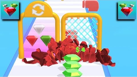 Gem Stack Walkthrough Mobile Games iOS, Android Gameplay Funny 3D Game WFTVUBUN