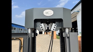 IWIN-WAW Electro-Hydraulic Servo Universal Testing Machine Demo Show
