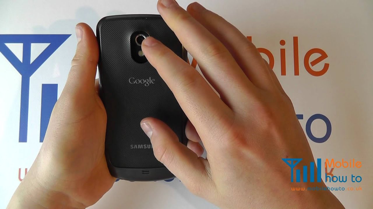 How To Fit/Replace Back/Battery Cover - Samsung Galaxy Nexus