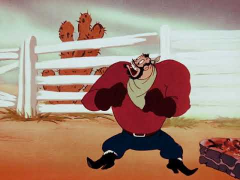 Popeye the Sailor - "Rodeo Romeo" uncolor corrected ending