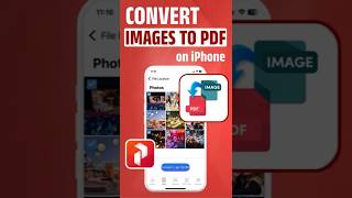 How to Convert Any Image into a PDF on iPhone | Quick & Free Way #imagetopdf #pdfeditor #iphone