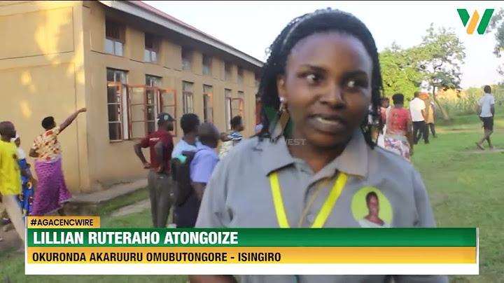 AGACENCWIRE: Lillian Ruteraho atongoize okuronda akaruuru omubutongore.
