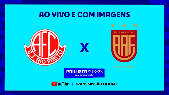 JOGO COMPLETO: AMÉRICA X AA FLAMENGO | 2ª FASE  | PAULISTA SUB-23 SEGUNDA DIVISÃO