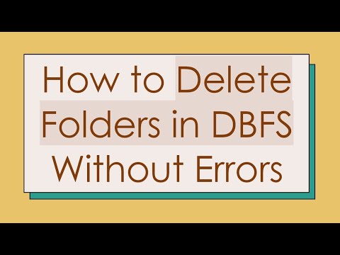 How to Delete Folders in DBFS Without Errors