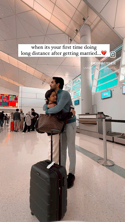 long distance AFTER marriage 🥺 #ldr #love #marriage