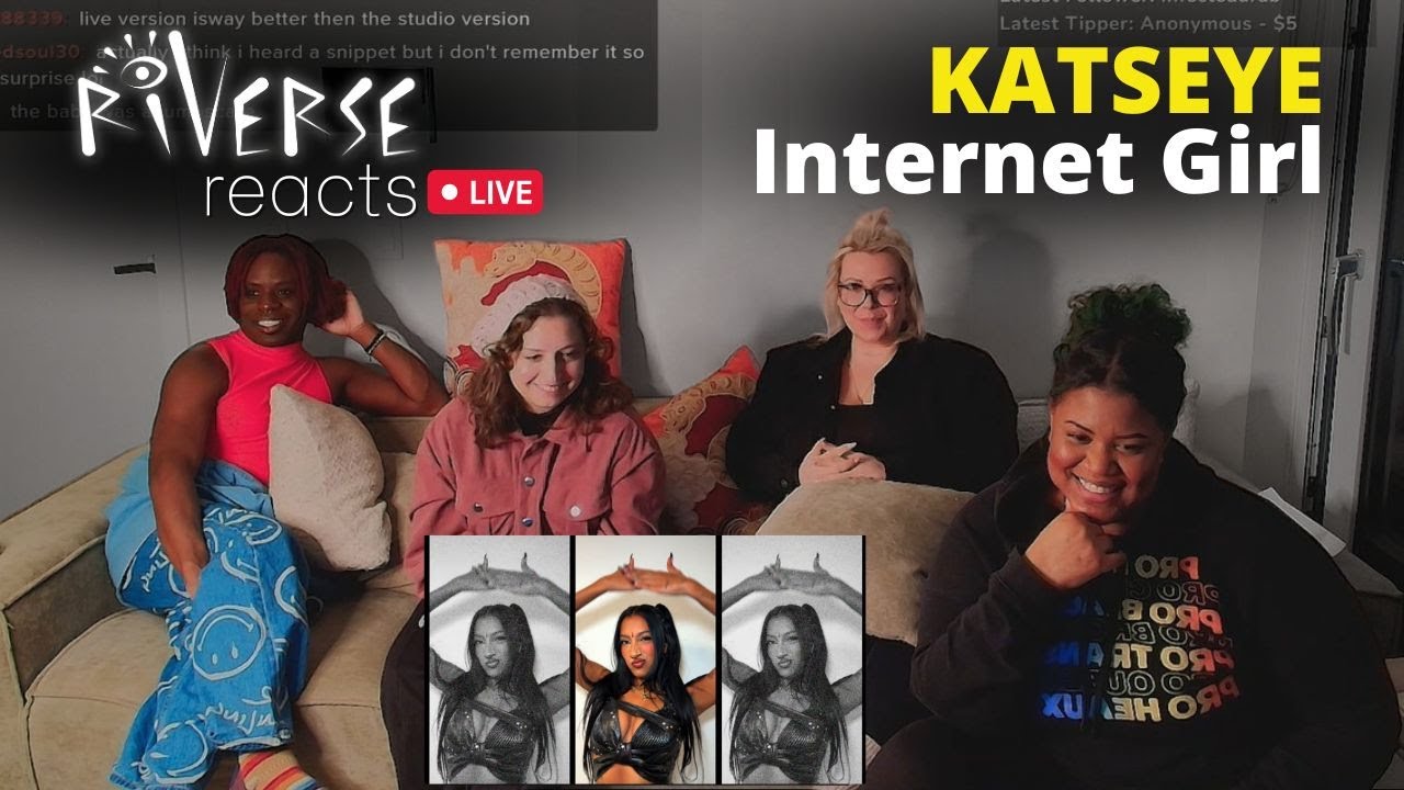 RiVERSE Reacts LIVE: 'Internet Girl' by KATSEYE Visualizer - This is SO EYEKONIC!
