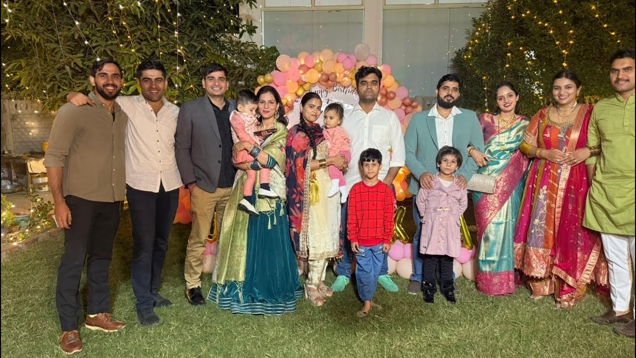 Its jivikas Ist birthday 🥳🥳🎂 || enjoyed alot🫶🏻🫶🏻 || nyi bhabi ne b kia khub dance 💃 || 