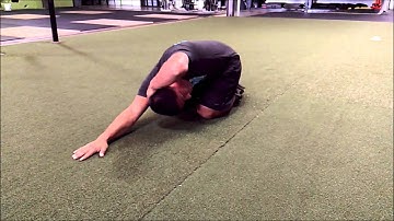 Childs Pose T Spine Rotations