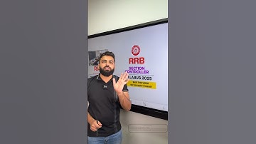 RRB SECTION CONTROLLER EXAM SYLLABUS 2025 LATEST GOVERNMENT JOB RECRUITMENT 2025 RRB RECRUITMENT