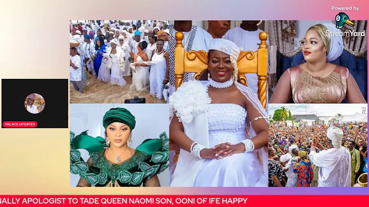 SPIRITUALIST DAUGHTER FINALLY APOLOGIST TO TADE QUEEN NAOMI SON, OONI OF IFE HAPPY