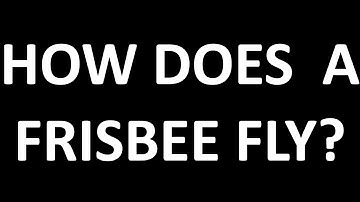 How does a frisbee fly?