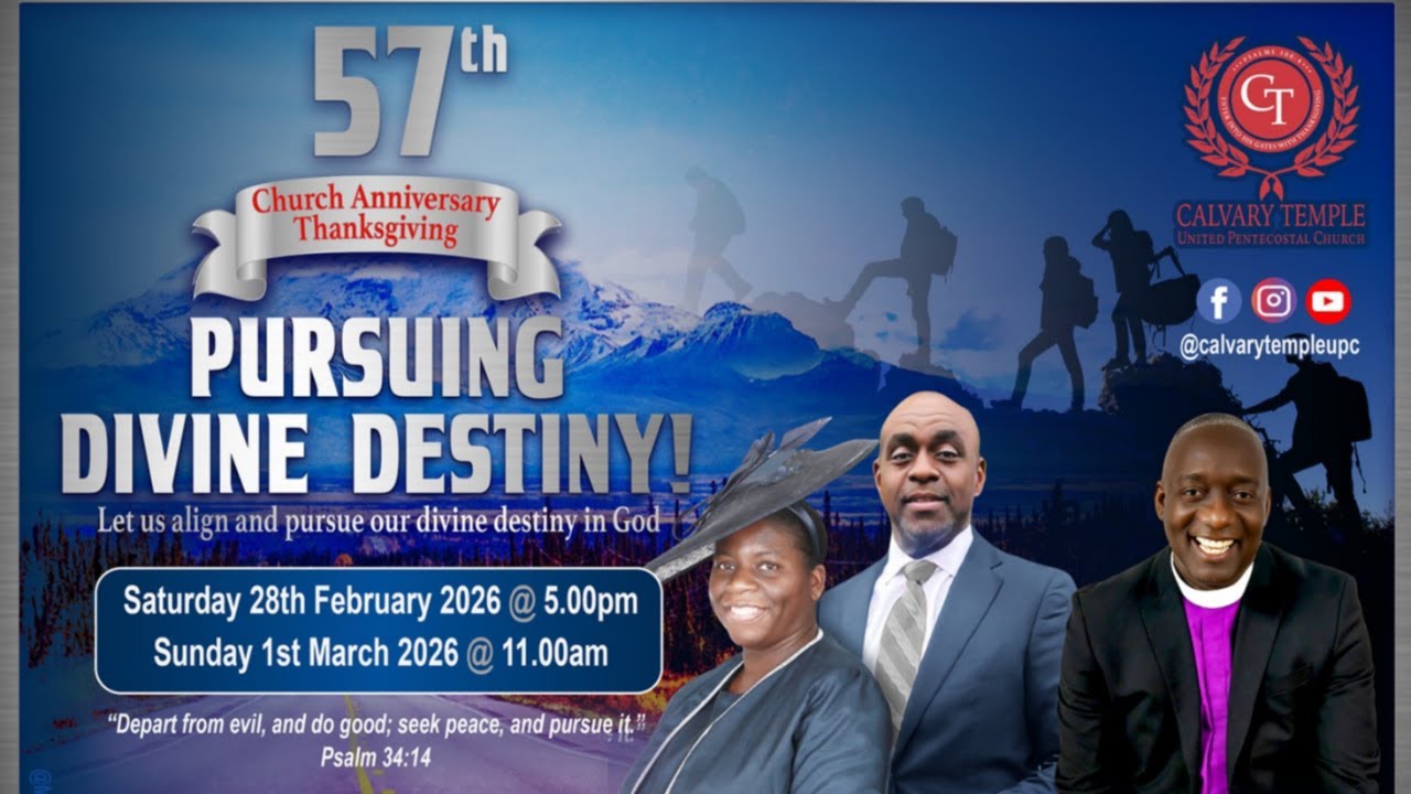 Calvary Temple's 57th Anniversary Thanksgiving Service
