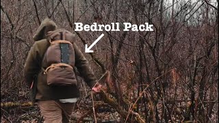 Cowboy Camping In The Rain With a Bedroll Pack+Vintage Gear