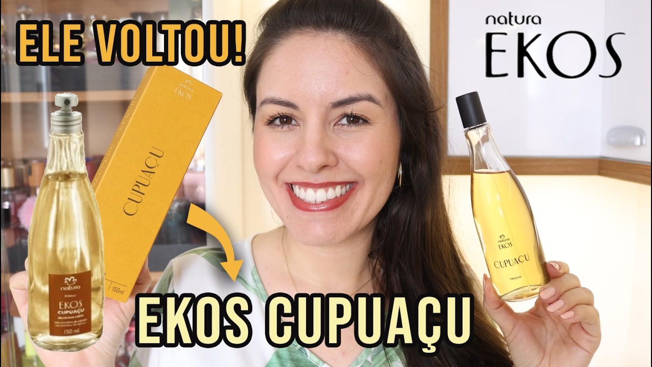 EKOS CUPUAÇÚ VOLTOOOU!  😱🎊 Você já usava?