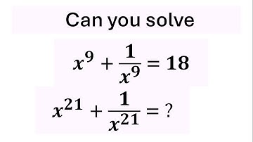 An Amazing Algebra Problem | Give It A Try!