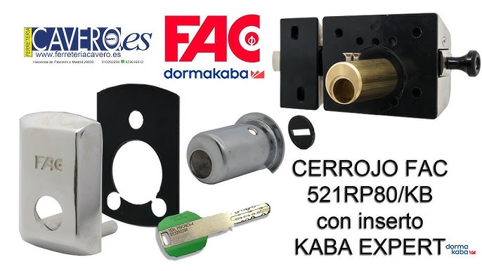 Cerrojo SAG EP40 con inserto Kaba  Servilock Cerrajería y Seguridad