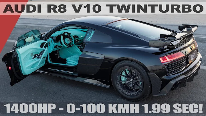INSANE 1400HP AUDI R8 V10 TWINTURBO - Crazy sounds, launches, driving and beauty shots - Full detail