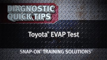 Toyota EVAP Test Quick Tip | Training Solutions®