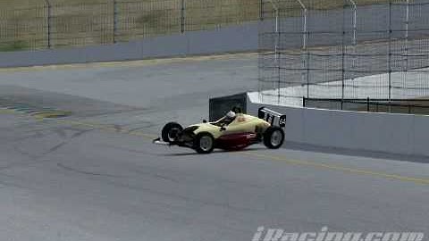 iRacing slow-mo crash