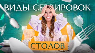 Сервировка стола. Какие бывают сервировки и в чем отличия? Уроки этикета