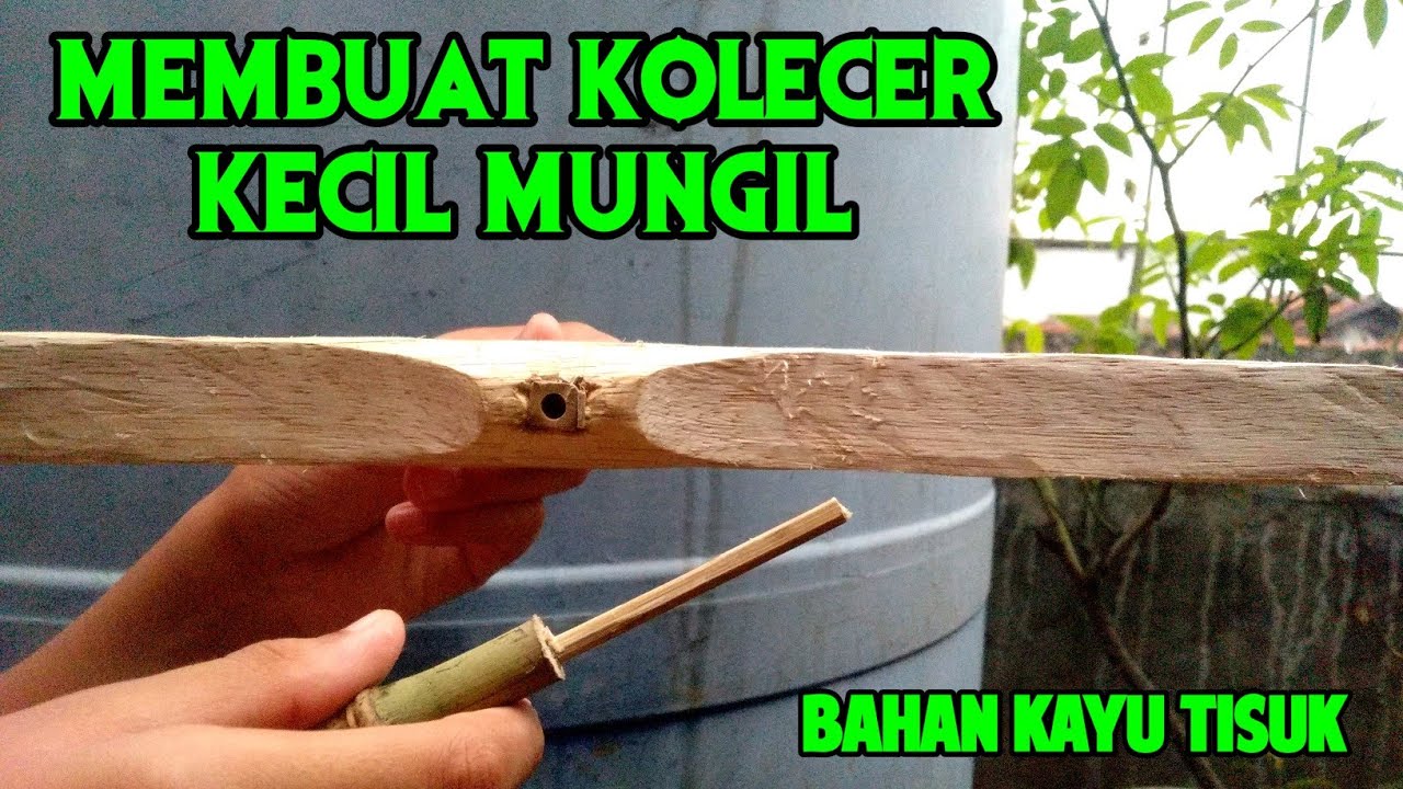 KOLECER KECIL BAHAN KAYU TISUK MANTAP