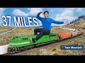 Riding the worlds longest model train track